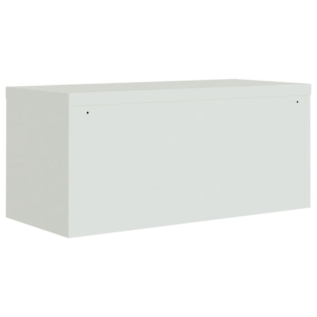 Archiefkast 90x40x40 cm staal lichtgrijs - AllerleiShop