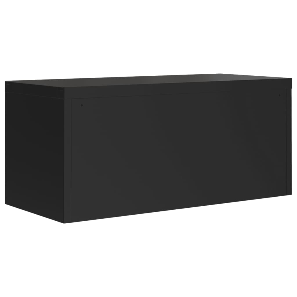 Archiefkast 90x40x40 cm staal zwart - AllerleiShop