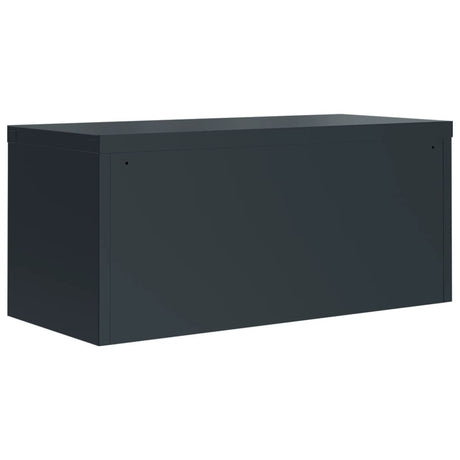 Archiefkast 90x40x40 cm staal antracietkleurig - AllerleiShop