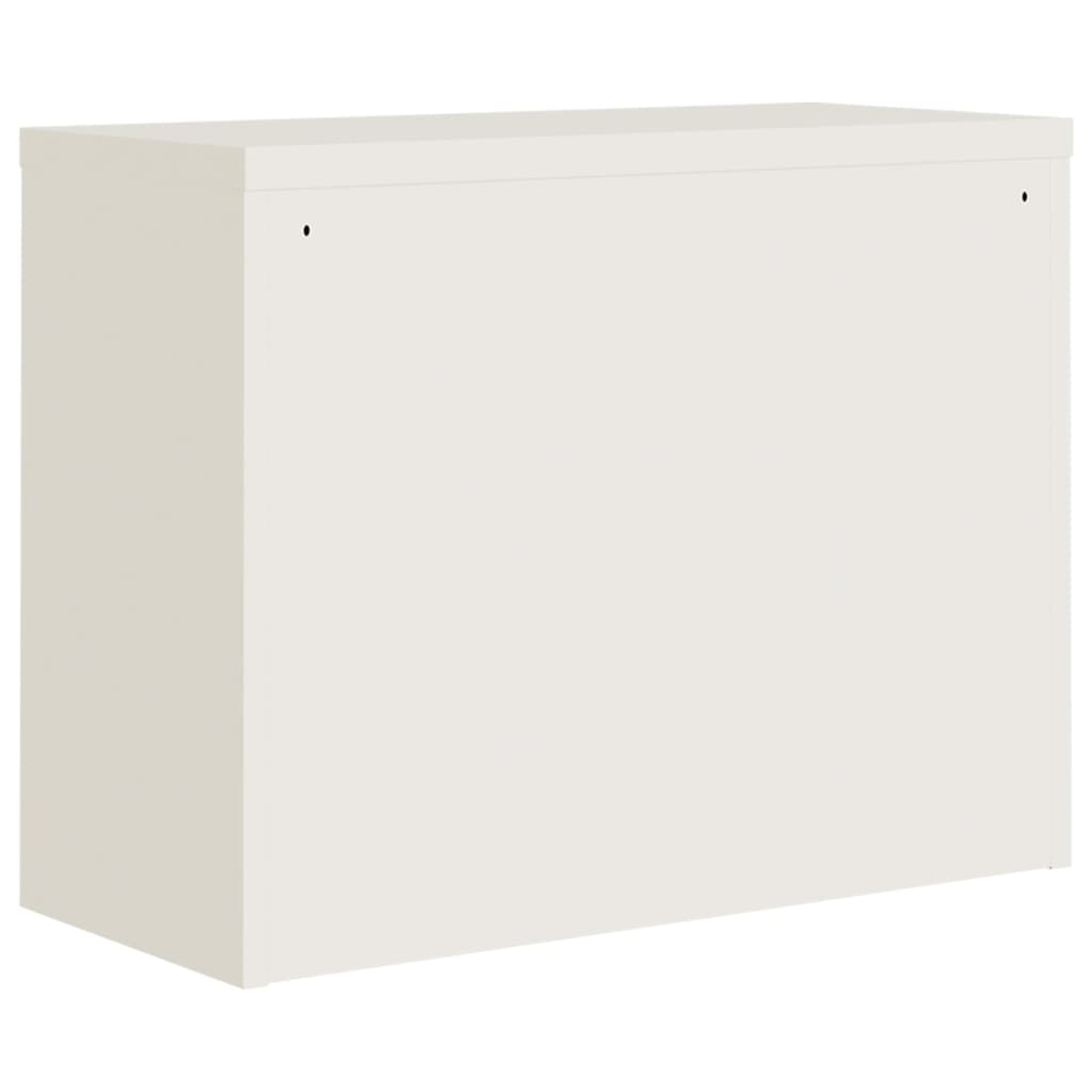 Archiefkast 90x40x70 cm staal wit - AllerleiShop