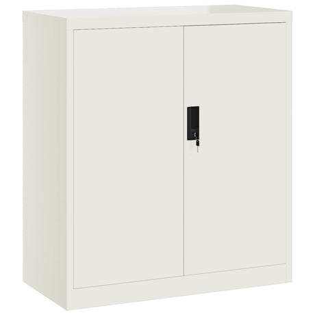 Archiefkast 79x40x90 cm staal wit - AllerleiShop