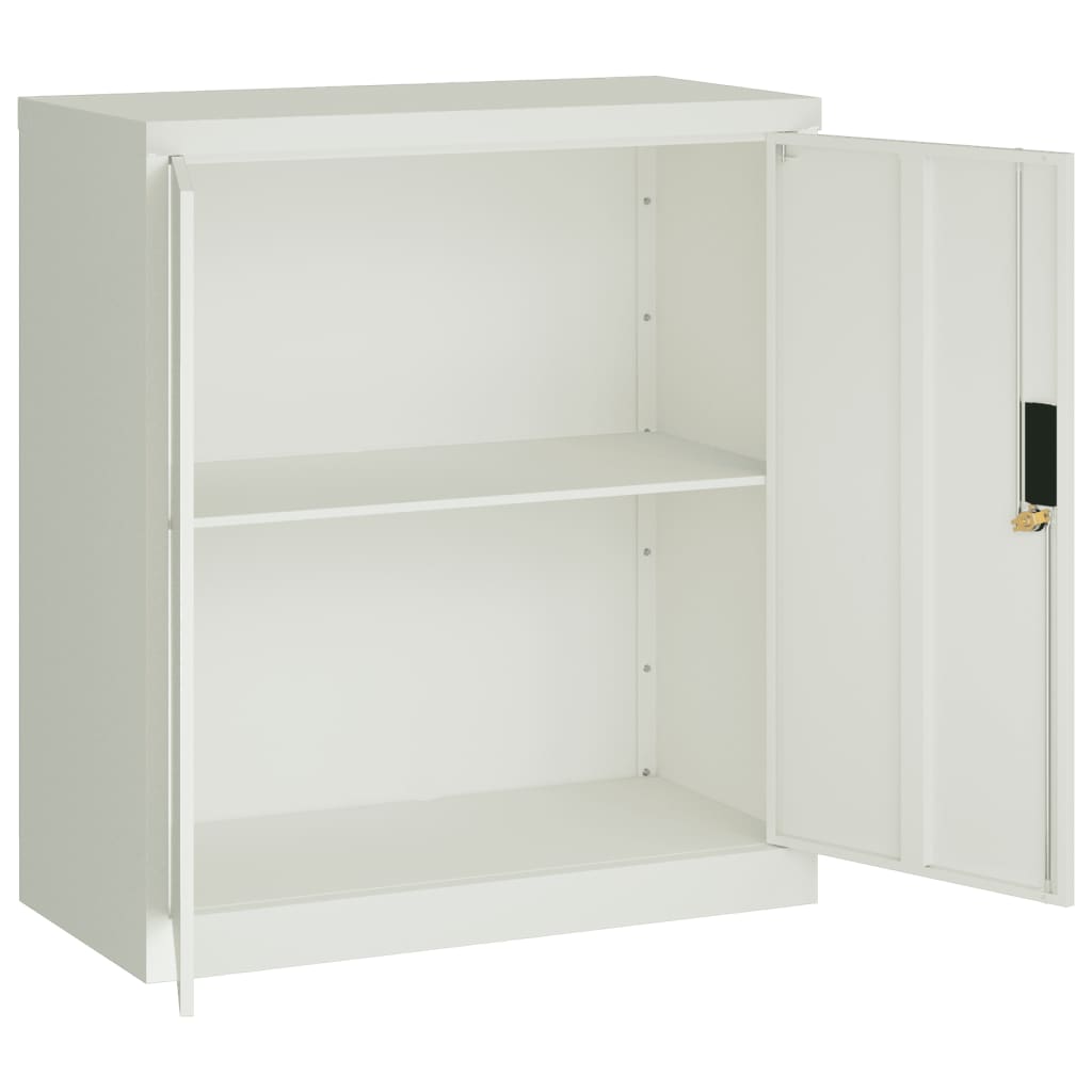 Archiefkast 79x40x90 cm staal lichtgrijs - AllerleiShop