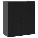 Archiefkast 79x40x90 cm staal zwart - AllerleiShop