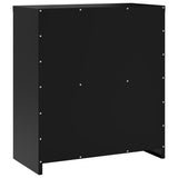 Archiefkast 79x40x90 cm staal zwart - AllerleiShop