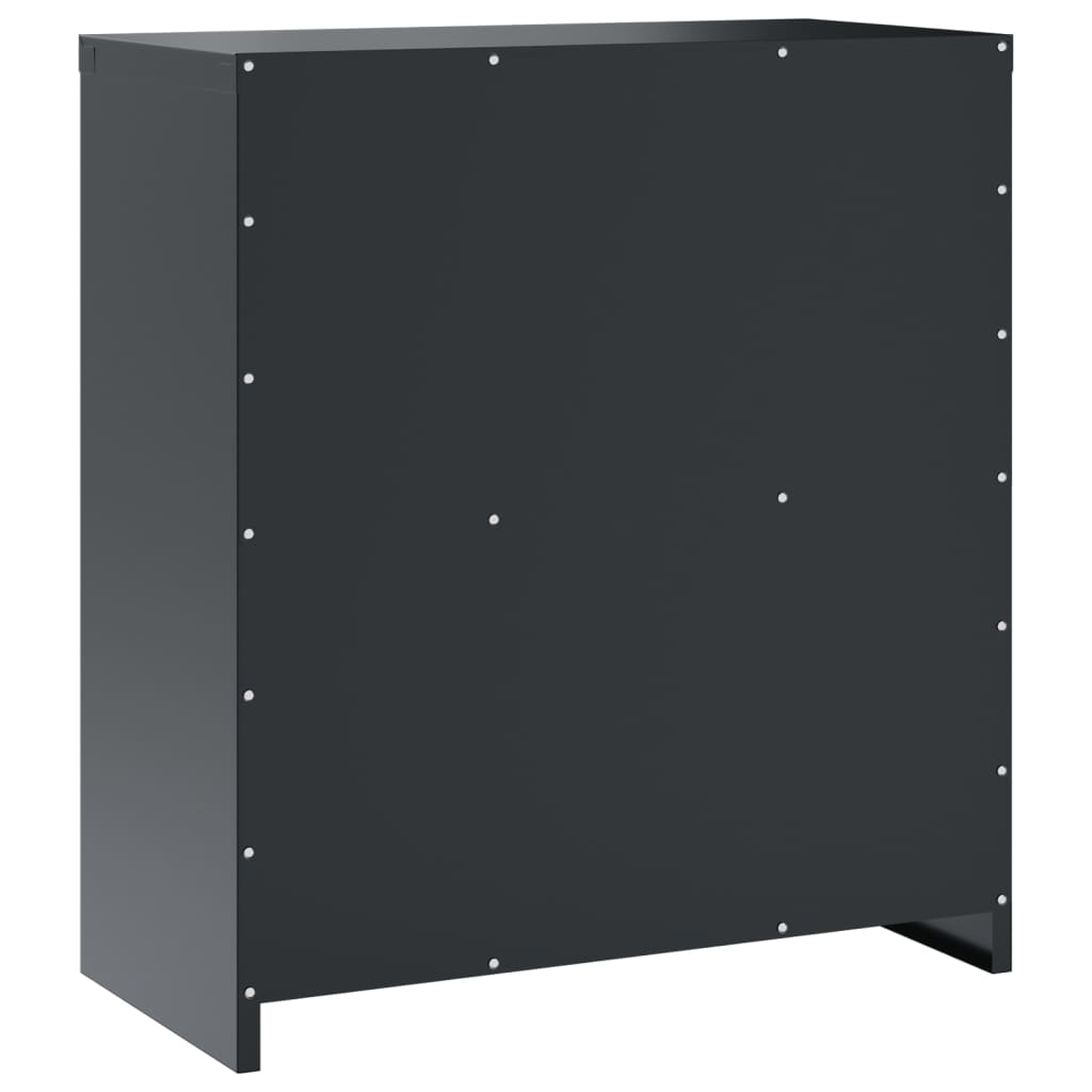 Archiefkast 79x40x90 cm staal antracietkleurig - AllerleiShop