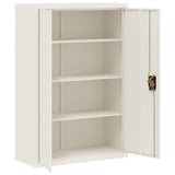 Archiefkast 90x40x140 cm staal wit - AllerleiShop