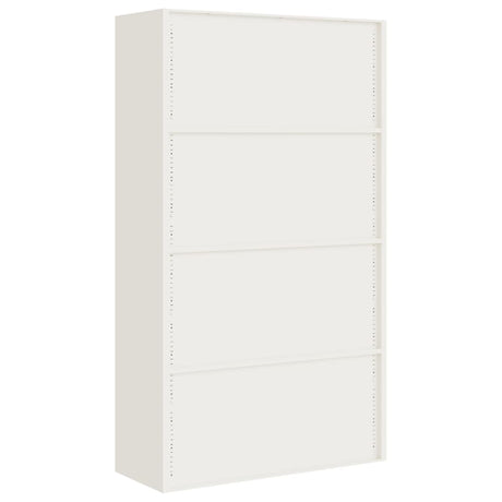 Archiefkast 105x40x180 cm staal wit - AllerleiShop