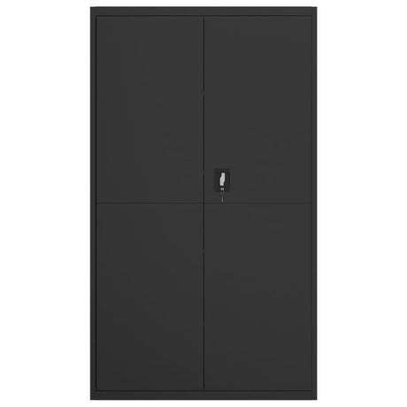 Archiefkast 105x40x180 cm staal zwart - AllerleiShop