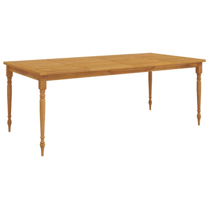 Tafel Batavia 200x100x75 cm massief teakhout - AllerleiShop