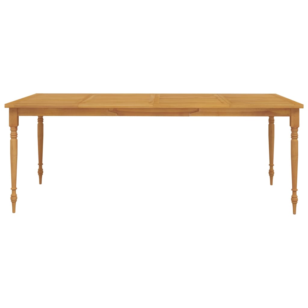 Tafel Batavia 200x100x75 cm massief teakhout - AllerleiShop