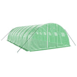 Tuinkas met stalen frame 32 m² 8x4x2 m groen