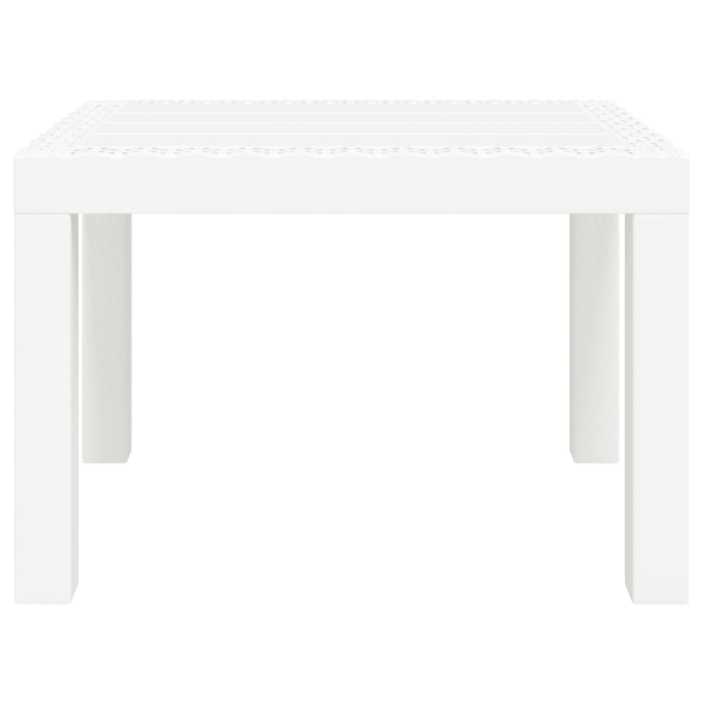 Tuintafel 59x47x40 cm PP wit - AllerleiShop