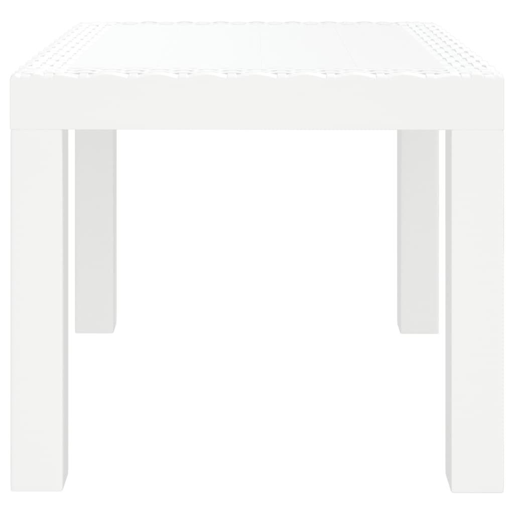 Tuintafel 59x47x40 cm PP wit - AllerleiShop