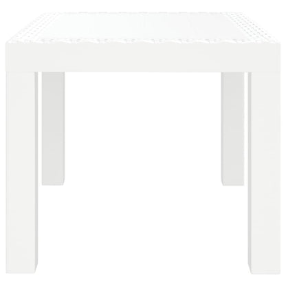 Tuintafel 59x47x40 cm PP wit - AllerleiShop