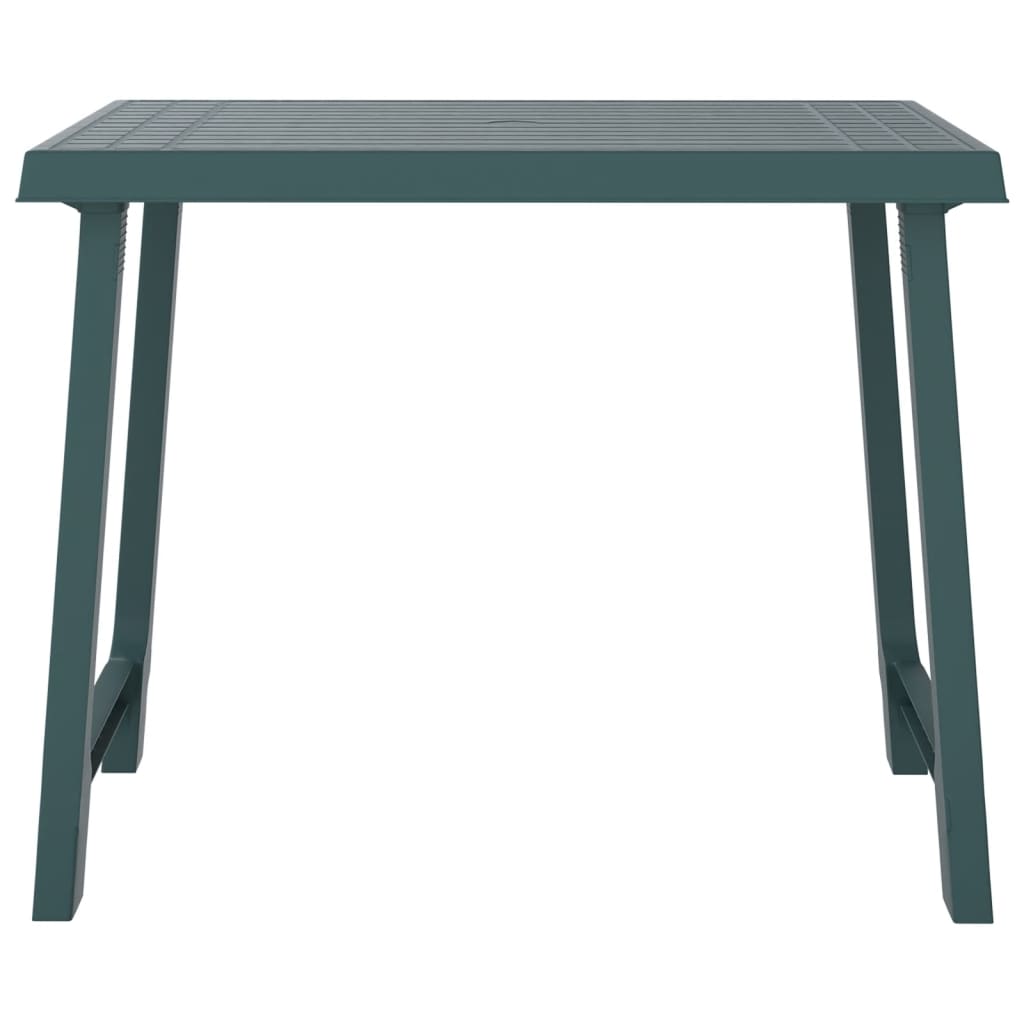 Campingtafel hout-look 79x56x64 cm PP groen - AllerleiShop