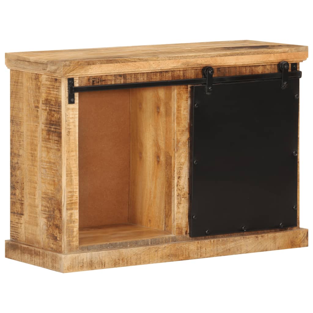 Dressoir 80x30x55 cm massief ruw mangohout - AllerleiShop