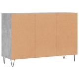 Dressoir 103,5x35x70 cm bewerkt hout betongrijs - AllerleiShop