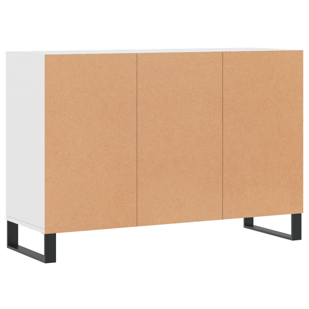 Dressoir 103,5x35x70 cm bewerkt hout wit - AllerleiShop