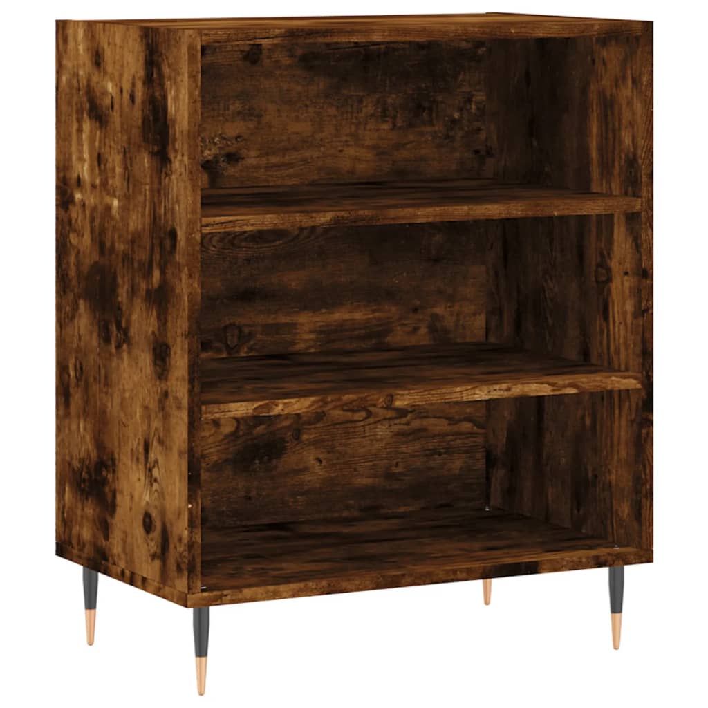 Dressoir 57x35x70 cm bewerkt hout gerookt eikenkleurig - AllerleiShop