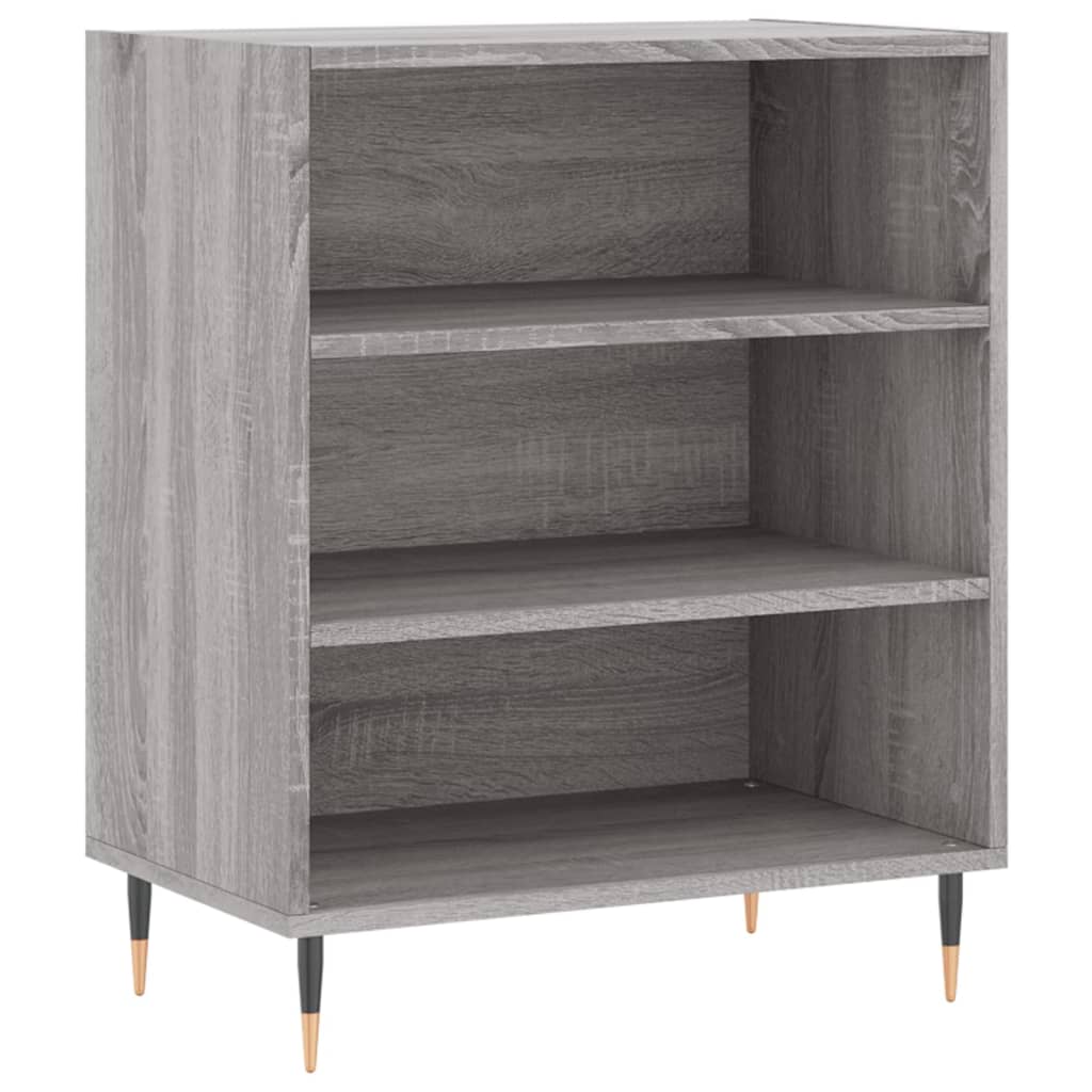 Dressoir 57x35x70 cm bewerkt hout grijs sonoma eikenkleurig - AllerleiShop