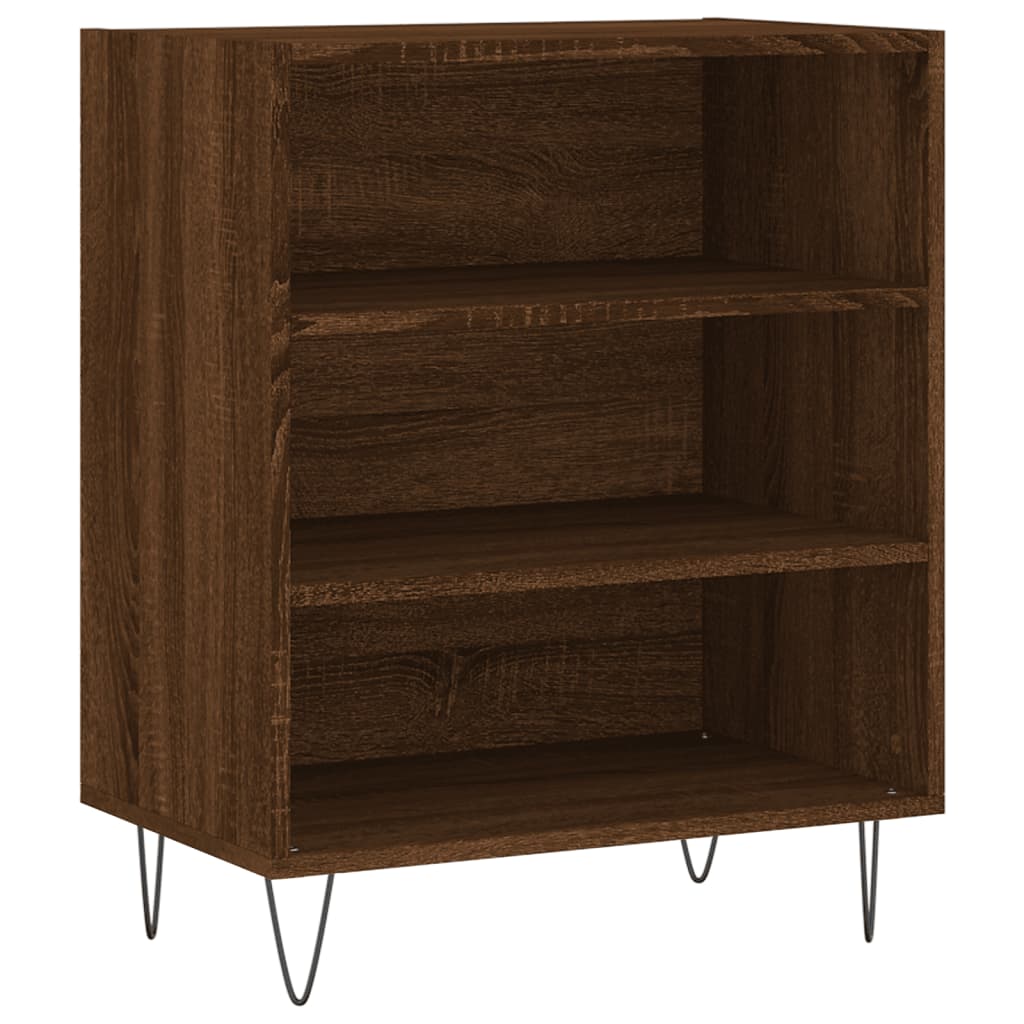 Dressoir 57x35x70 cm bewerkt hout bruin eikenkleur - AllerleiShop