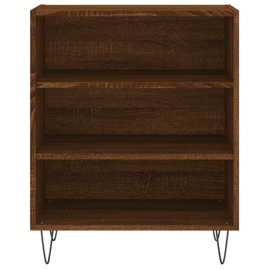 Dressoir 57x35x70 cm bewerkt hout bruin eikenkleur - AllerleiShop