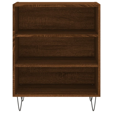 Dressoir 57x35x70 cm bewerkt hout bruin eikenkleur - AllerleiShop