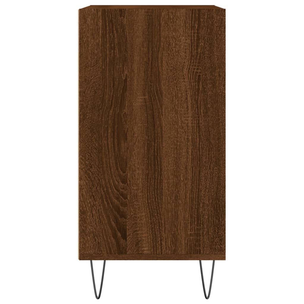 Dressoir 57x35x70 cm bewerkt hout bruin eikenkleur - AllerleiShop