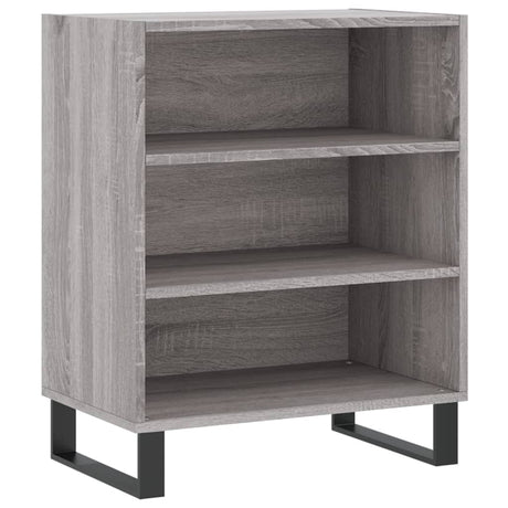 Dressoir 57x35x70 cm bewerkt hout grijs sonoma eikenkleurig - AllerleiShop