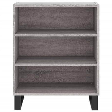 Dressoir 57x35x70 cm bewerkt hout grijs sonoma eikenkleurig - AllerleiShop