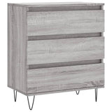 Dressoir 60x35x70 cm bewerkt hout grijs sonoma eikenkleurig - AllerleiShop