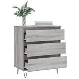 Dressoir 60x35x70 cm bewerkt hout grijs sonoma eikenkleurig - AllerleiShop