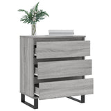 Dressoir 60x35x70 cm bewerkt hout grijs sonoma eikenkleurig - AllerleiShop