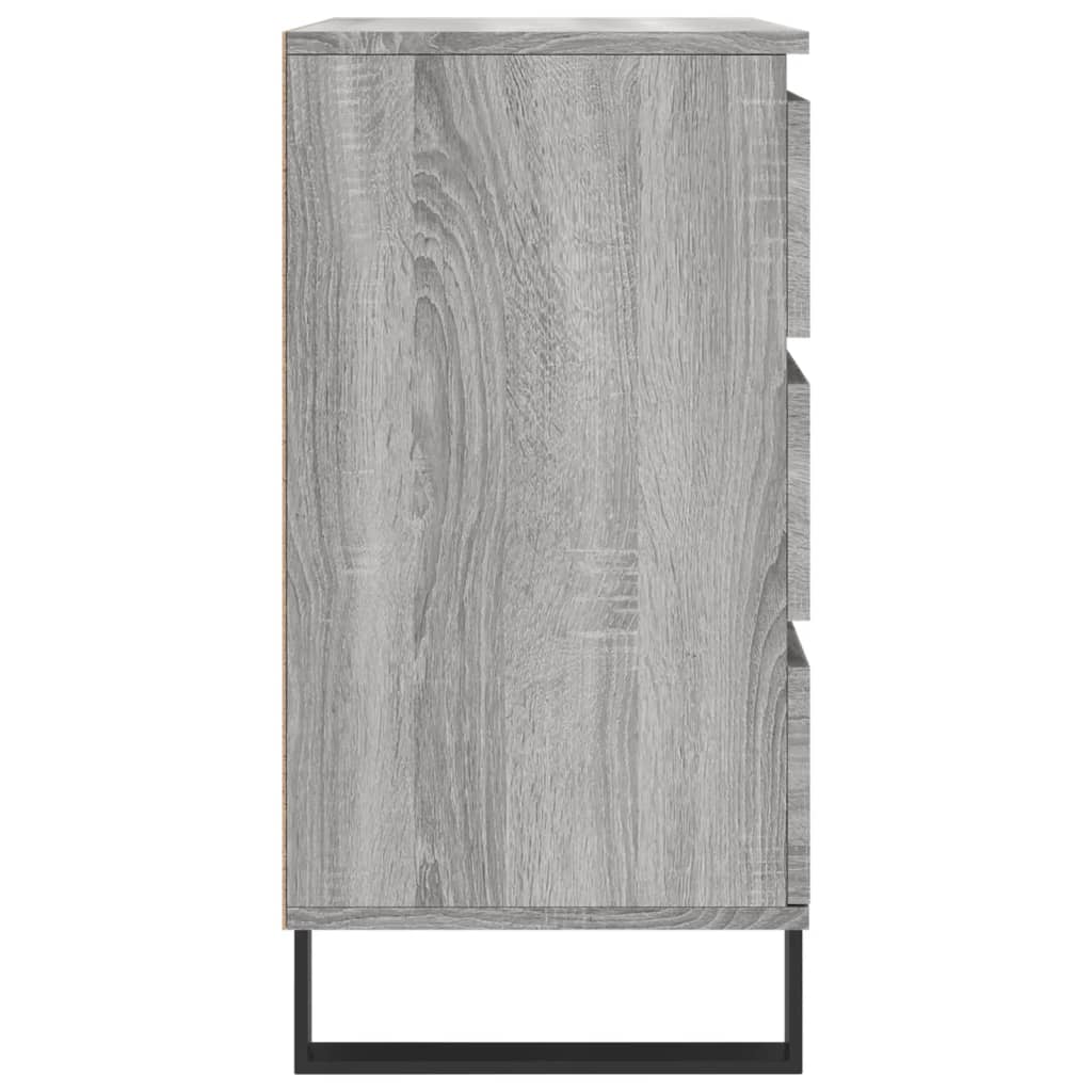 Dressoir 60x35x70 cm bewerkt hout grijs sonoma eikenkleurig - AllerleiShop