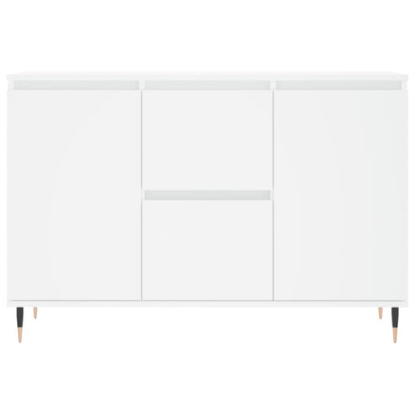 Dressoir 104x35x70 cm bewerkt hout wit - AllerleiShop