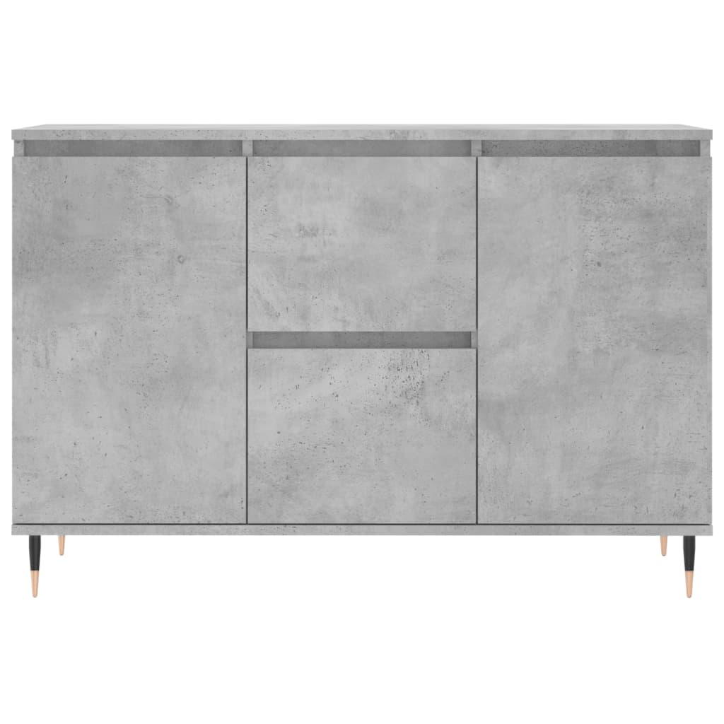 Dressoir 104x35x70 cm bewerkt hout betongrijs - AllerleiShop