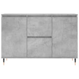 Dressoir 104x35x70 cm bewerkt hout betongrijs - AllerleiShop