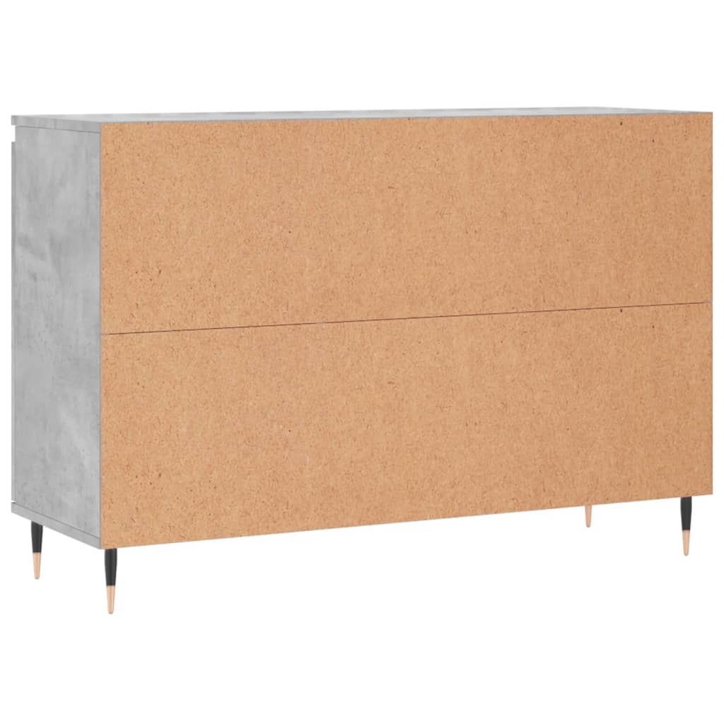 Dressoir 104x35x70 cm bewerkt hout betongrijs - AllerleiShop