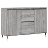 Dressoir 104x35x70 cm bewerkt hout grijs sonoma eikenkleurig - AllerleiShop