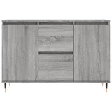 Dressoir 104x35x70 cm bewerkt hout grijs sonoma eikenkleurig - AllerleiShop