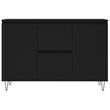 Dressoir 104x35x70 cm bewerkt hout zwart - AllerleiShop