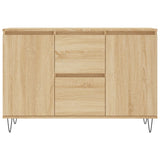 Dressoir 104x35x70 cm bewerkt hout sonoma eikenkleurig - AllerleiShop