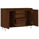 Dressoir 104x35x70 cm bewerkt hout bruin eikenkleur - AllerleiShop