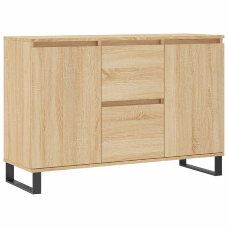 Dressoir 104x35x70 cm bewerkt hout sonoma eikenkleurig - AllerleiShop