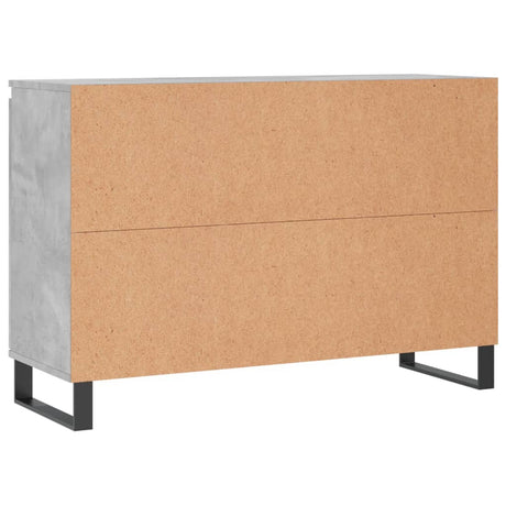 Dressoir 104x35x70 cm bewerkt hout betongrijs - AllerleiShop