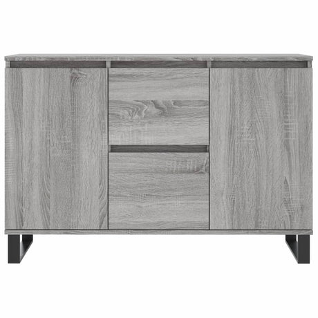 Dressoir 104x35x70 cm bewerkt hout grijs sonoma eikenkleurig - AllerleiShop