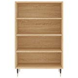 Hoge kast 57x35x90 cm bewerkt hout sonoma eikenkleurig - AllerleiShop