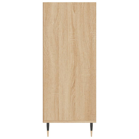 Hoge kast 57x35x90 cm bewerkt hout sonoma eikenkleurig - AllerleiShop