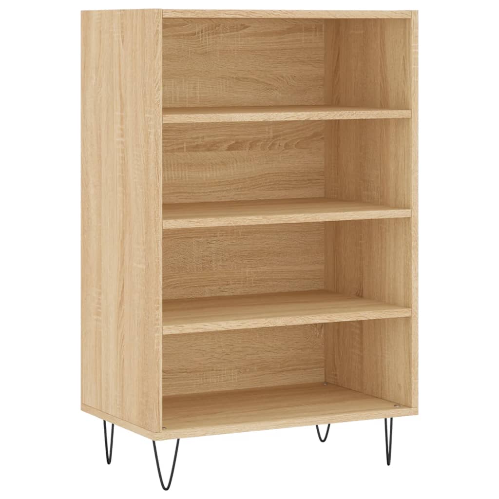 Hoge kast 57x35x90 cm bewerkt hout sonoma eikenkleurig - AllerleiShop