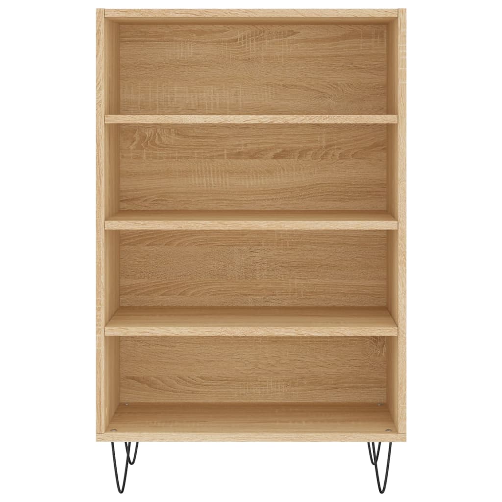 Hoge kast 57x35x90 cm bewerkt hout sonoma eikenkleurig - AllerleiShop